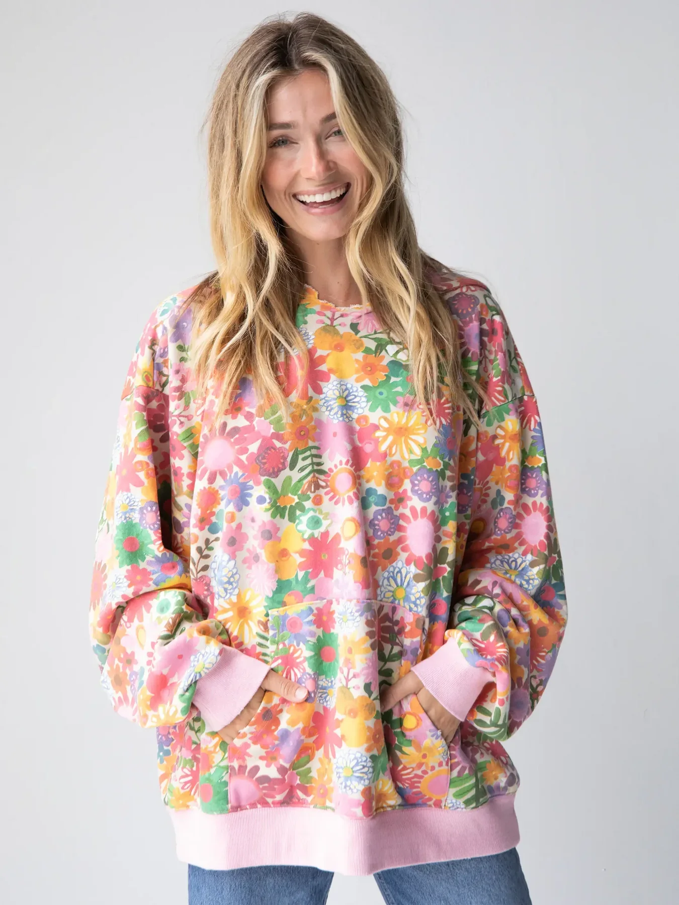 Bloom Loudly | Oversized Hoodie