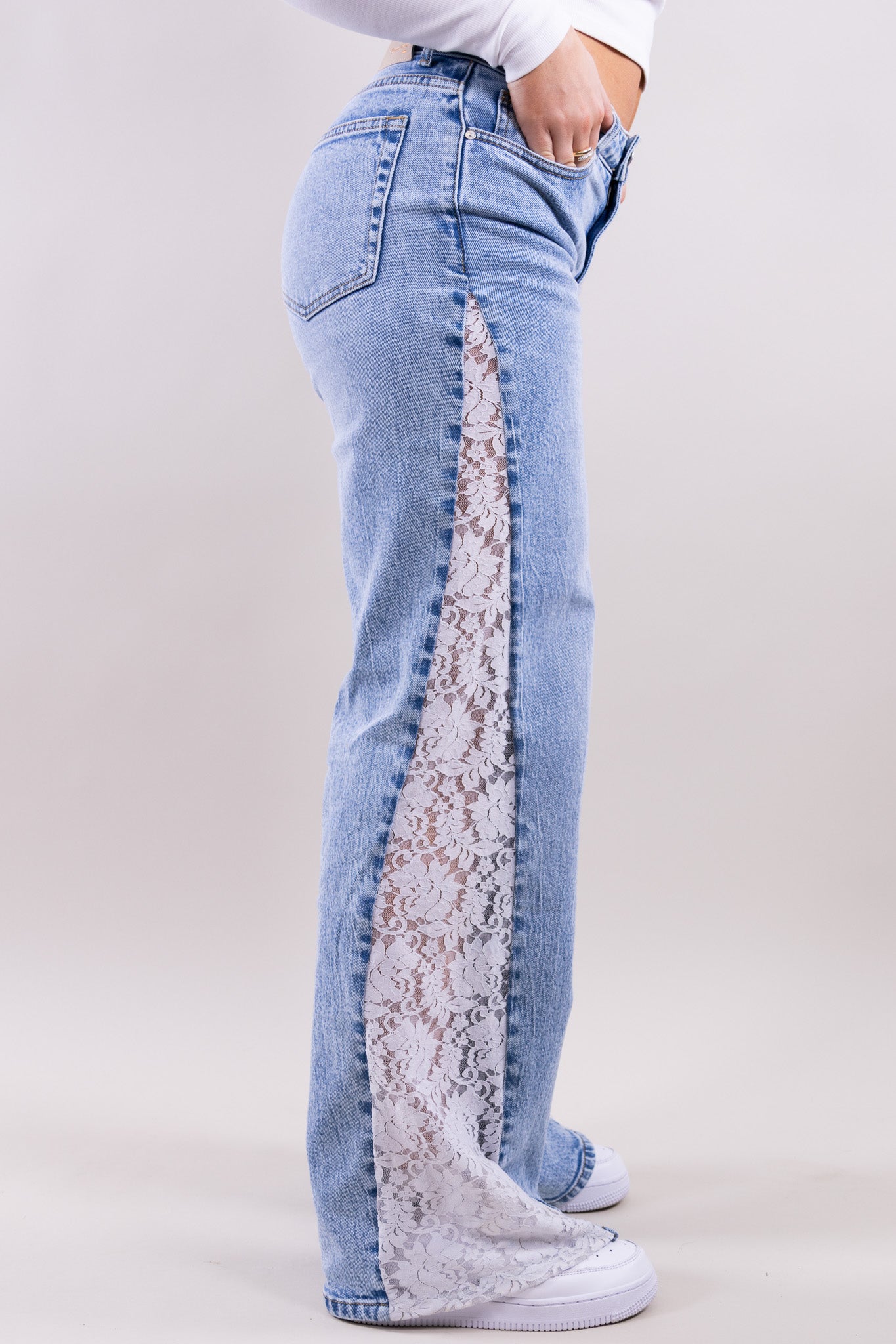 Lily | Lace Flare jeans