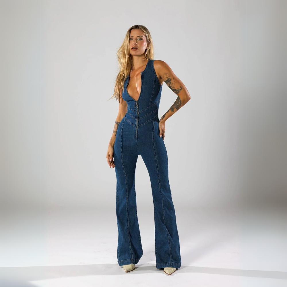 Vino Jean | Denim Heart jumpsuit
