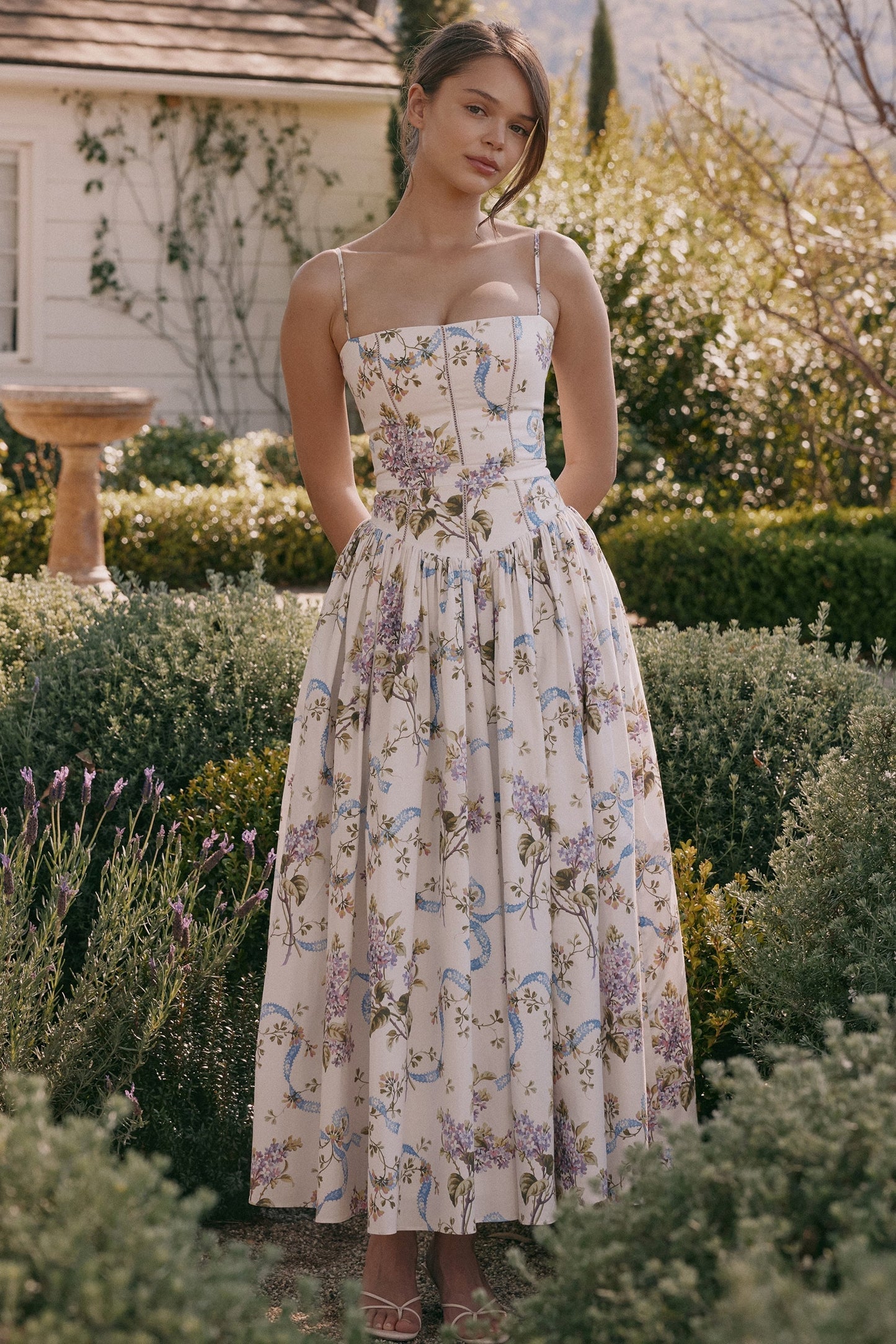 Soleil Floral Print Sundress