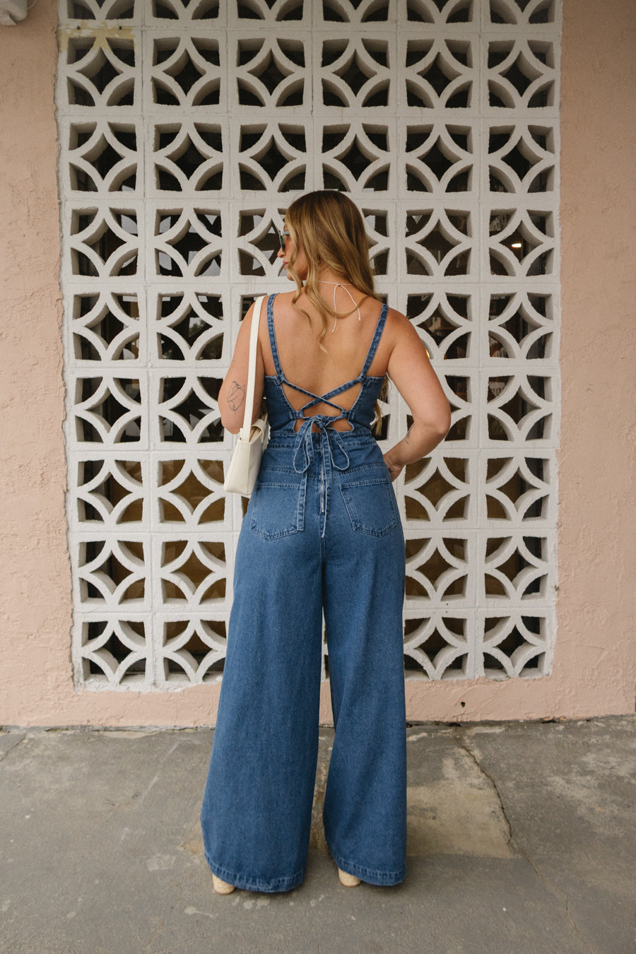 Celeste Denim Jumpsuit | tijdelijk halve prijs korting