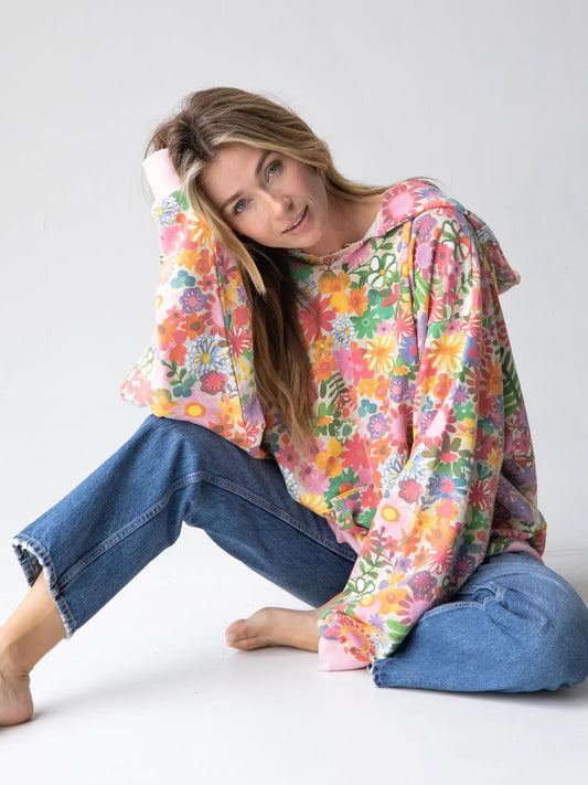 Bloom Loudly | Oversized Hoodie