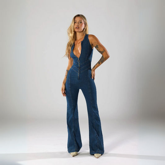 Vino Jean | Denim Heart jumpsuit