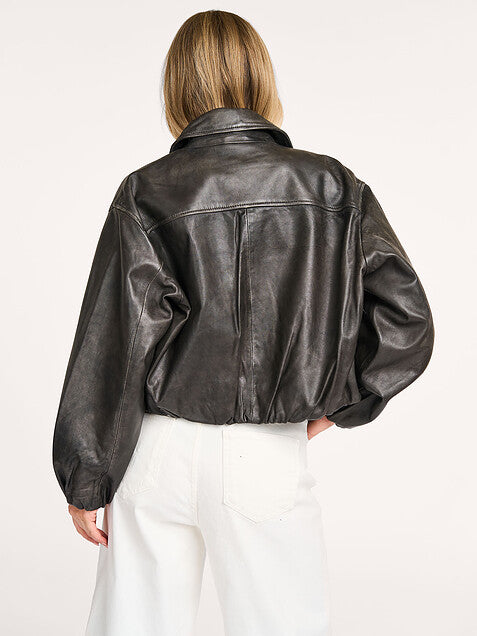 Lato | Luxe Leren Bomberjack